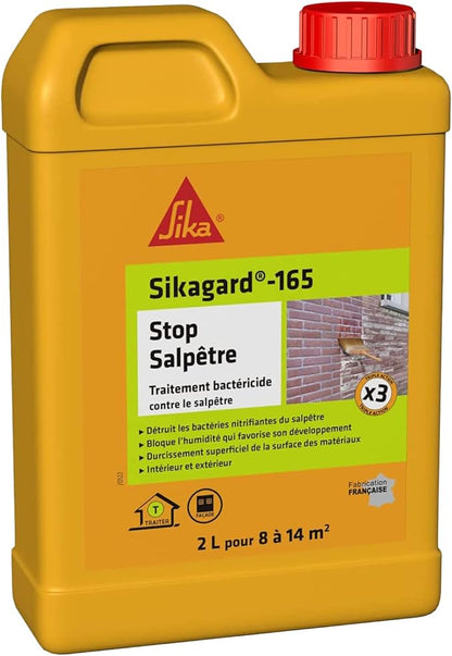 Sikagard-165 Stop Salpêtre – Traitement Anti-Salpêtre & Humidité – Intérieur / Extérieur - Shop Stone Creation