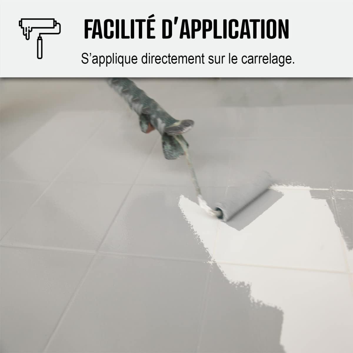 Peinture professionnelle carrelage cuisine & salle de bain – Époxy bi-composant – Imperméable & haute résistance