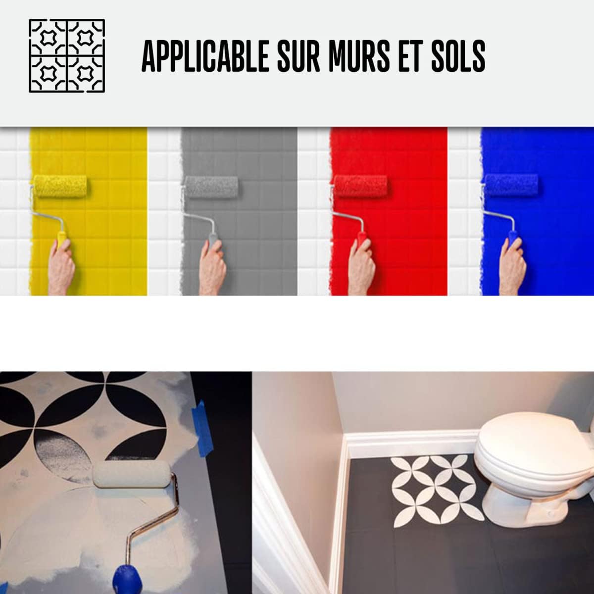 Peinture professionnelle carrelage cuisine & salle de bain – Époxy bi-composant – Imperméable & haute résistance