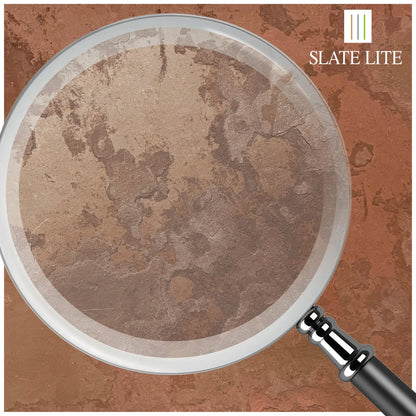 Panneau Acoustique en Feuille de Pierre Naturelle Terra Rosso – Design Premium & Haute Absorption Acoustique - Shop Stone Creation