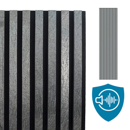 Panneau Acoustique en Feuille de Pierre Naturelle Galaxy Black – Design Premium & Haute Absorption Acoustique - Shop Stone Creation