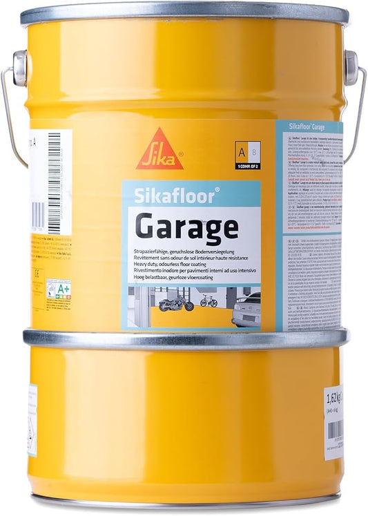 SIKA – Peinture de sol intérieur spécial garage – Sikafloor Garage Gris Silex (Proche RAL 7032) – Résine Epoxy – Bonne adhérence multi-supports – 6kg - Shop Stone Creation
