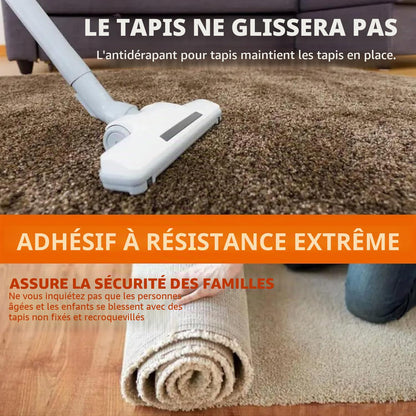 Lot de 2 Rubans Adhésifs Double Face Professionnels pour Tapis & Moquette – 50 mm × 18 m - Shop Stone Creation