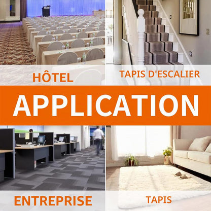 Lot de 2 Rubans Adhésifs Double Face Professionnels pour Tapis & Moquette – 50 mm × 18 m - Shop Stone Creation