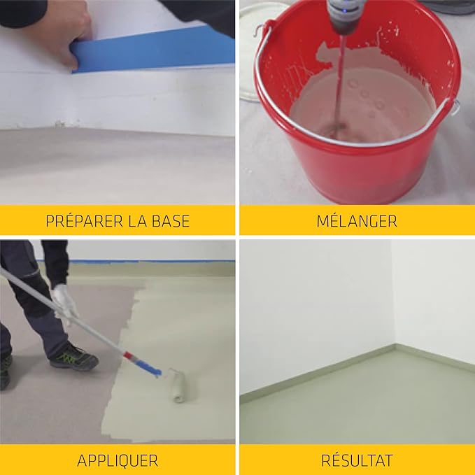 SIKA – Peinture de sol intérieur spécial garage – Sikafloor Garage Gris Silex (Proche RAL 7032) – Résine Epoxy – Bonne adhérence multi-supports – 6kg - Shop Stone Creation
