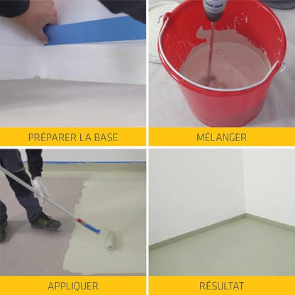 SIKA – Peinture de sol intérieur spécial garage – Sikafloor Garage Gris Silex (Proche RAL 7032) – Résine Epoxy – Bonne adhérence multi-supports – 6kg - Shop Stone Creation