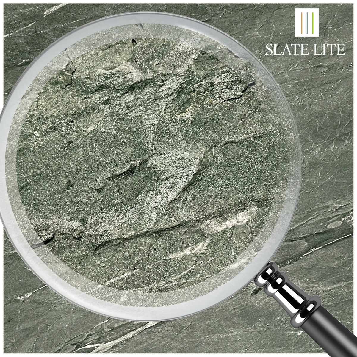 Panneau Acoustique en Feuille de Pierre Naturelle Green River – Design Premium & Haute Absorption Acoustique - Shop Stone Creation