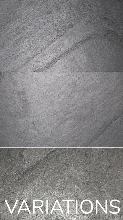 Feuille de Pierre Naturelle SILVER GREY – Gris Argenté & Mica – Mur, Salle de Bain & Mobilier - Shop Stone Creation