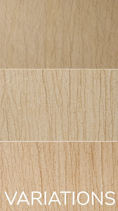 Feuille de Pierre Naturelle BEIGE TRAVERTINE – Beige Sable & Effet Travertin – Mur, Salle de Bain & Mobilier - Shop Stone Creation
