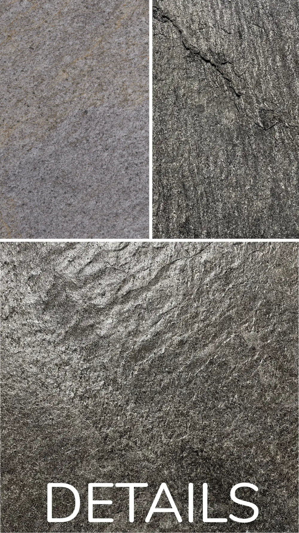 Feuille de Pierre Naturelle GALAXY BLACK – Noir & Gris Anthracite Scintillant – Mur, Salle de Bain & Mobilier - Shop Stone Creation