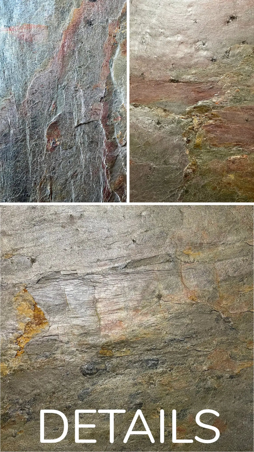 Feuille de Pierre Naturelle BURNING FOREST – Rouge, Brun & Nuances Multicolores – Mur, Salle de Bain & Mobilier - Shop Stone Creation