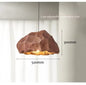 Lampe Rock Design – Suspension Moderne effet Pierre
