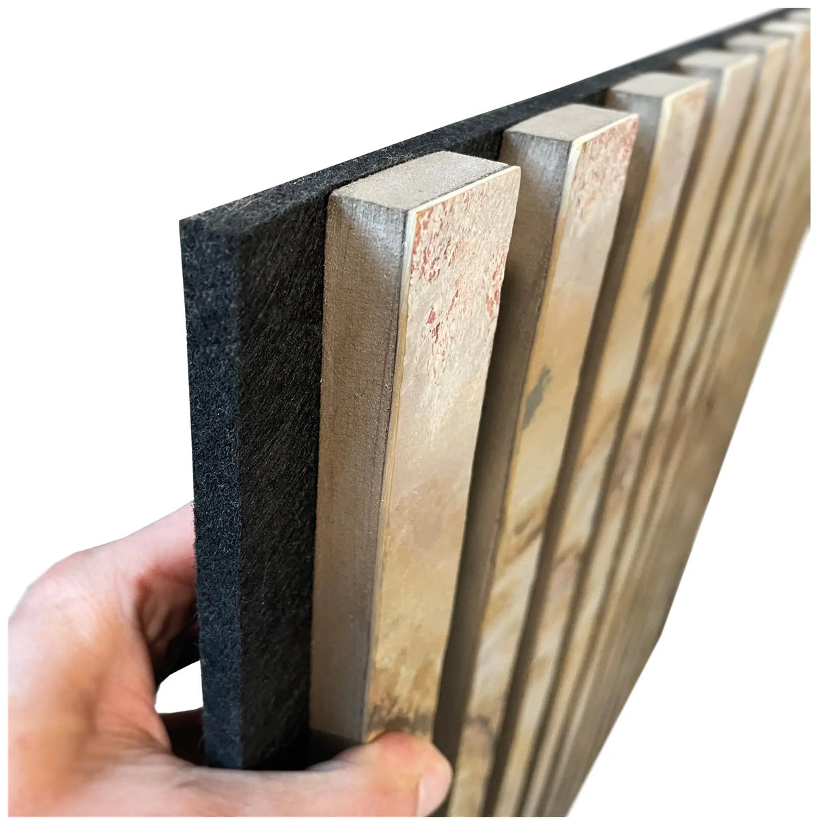Panneau Acoustique en Feuille de Pierre Naturelle – Design Premium & Haute Absorption Acoustique
