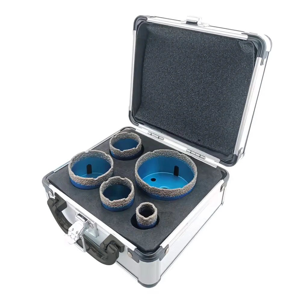 Coffret 5 Trépans Diamantés M14 pour Meuleuse d’Angle – Carrelage, Grès Cérame, Marbre & Granit - Shop Stone Creation