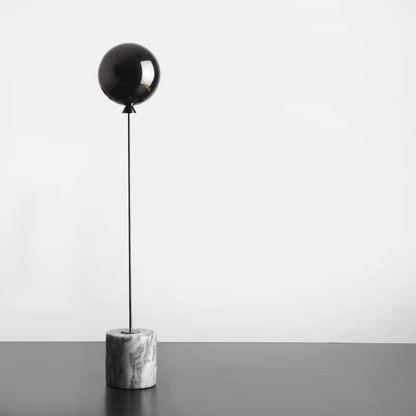 Sculpture décorative ballon sur base en marbre – Design Stone Creation