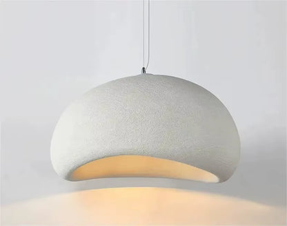 Lampe Suspendue Kumo Stone — Design Wabi Sabi & Moderne