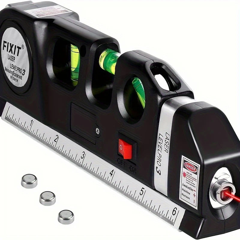 Niveau à bulle laser multiposition avec règle intégrée – Alignement horizontal & vertical - Shop Stone Creation