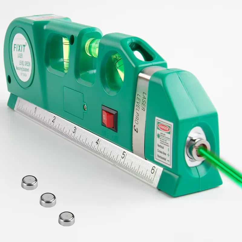 Niveau à bulle laser multiposition avec règle intégrée – Alignement horizontal & vertical - Shop Stone Creation