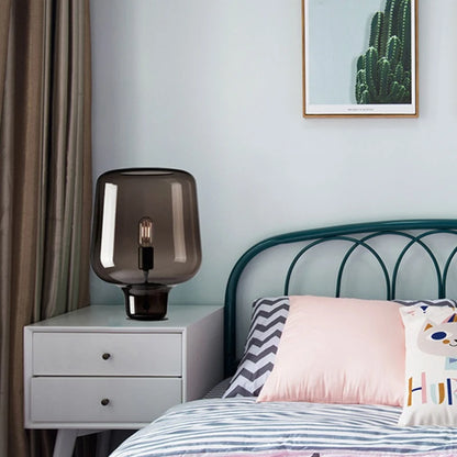 Lampe de table LED design en verre – Éclairage décoratif moderne | Stone Creation