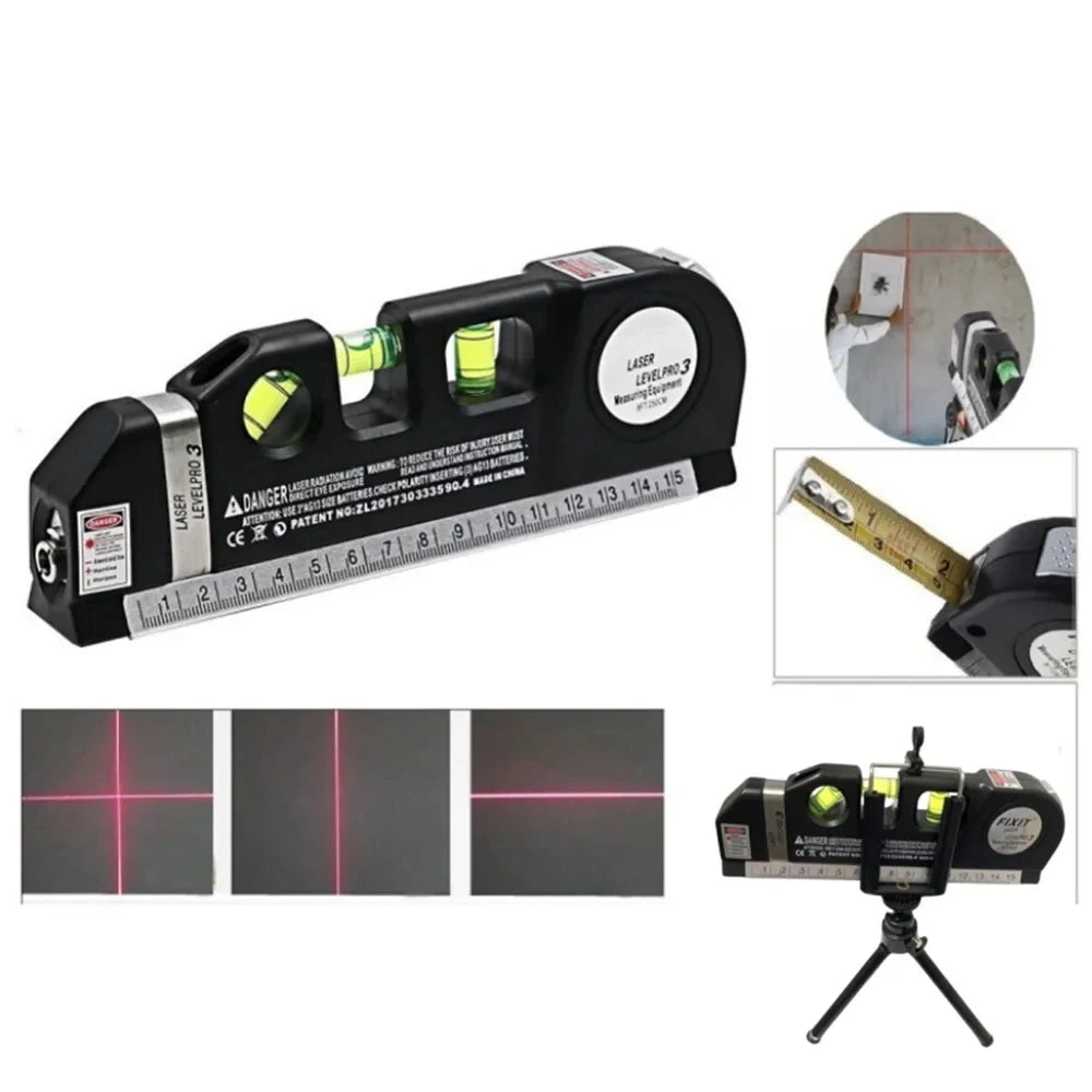 Niveau à bulle laser avec trépied – Alignement horizontal & vertical - Shop Stone Creation