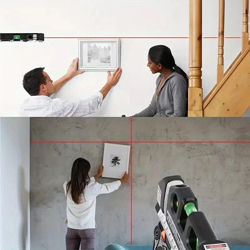 Niveau à bulle laser avec trépied – Alignement horizontal & vertical - Shop Stone Creation