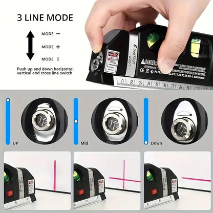Niveau à bulle laser multiposition avec règle intégrée – Alignement horizontal & vertical - Shop Stone Creation