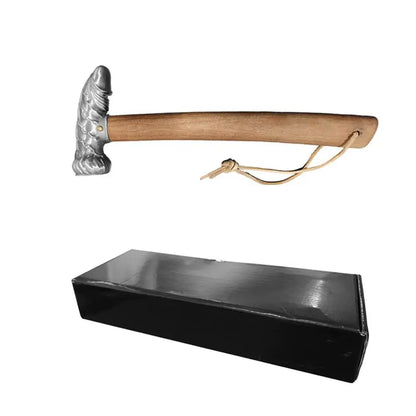 Marteau Multifonction en Acier Inoxydable avec Manche en Bois – 3 Designs - Shop Stone Creation