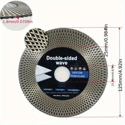 Disque Diamant Turbo pour Meuleuse – Carrelage, Grès Cérame, Marbre & Granit – 115 / 125 mm - Shop Stone Creation