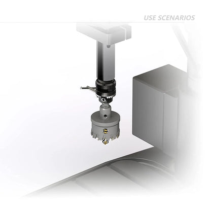 Coffret 6 Scies-Cloches TCT Carbure – Métal, Inox, Acier & Aluminium – Ø 16 à 32 mm - Shop Stone Creation