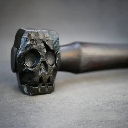 Marteau Tête de Mort en Acier – Marteau Manuel Forgé & Décoratif - Shop Stone Creation